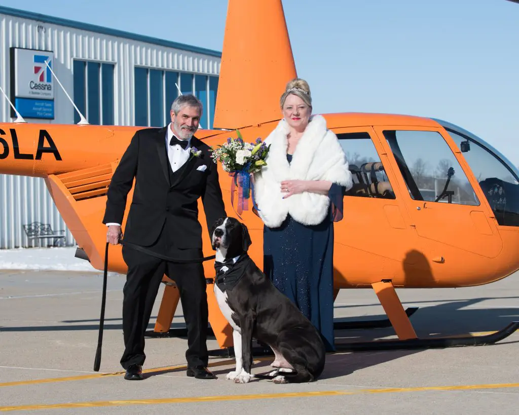 Helicopter Wedding